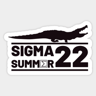 Sigma Summer 22 Sticker